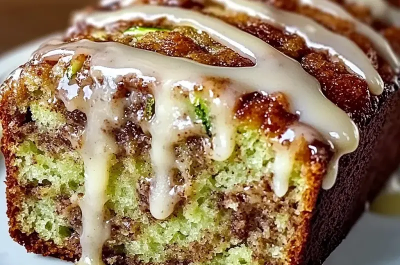 Cinnamon Roll Zucchini Bread