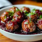Cranberry Sauce Meatballs