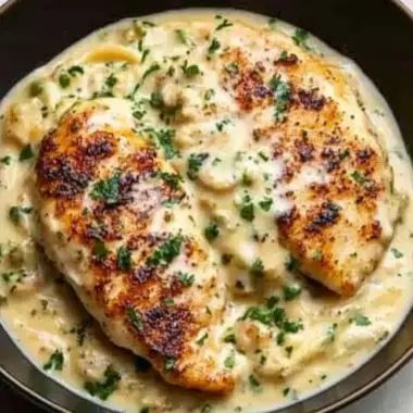 Creamy Garlic Parmesan Chicken Breast