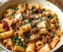 Creamy Italian Sausage Sun Dried Tomato Pasta