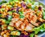 Crunchy Thai Chicken Salad with Peanut Dressing