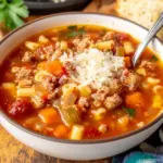 Easy Pasta Fagioli with Sausage