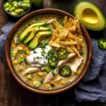 Flavorful Crockpot White Chicken Chili Soup
