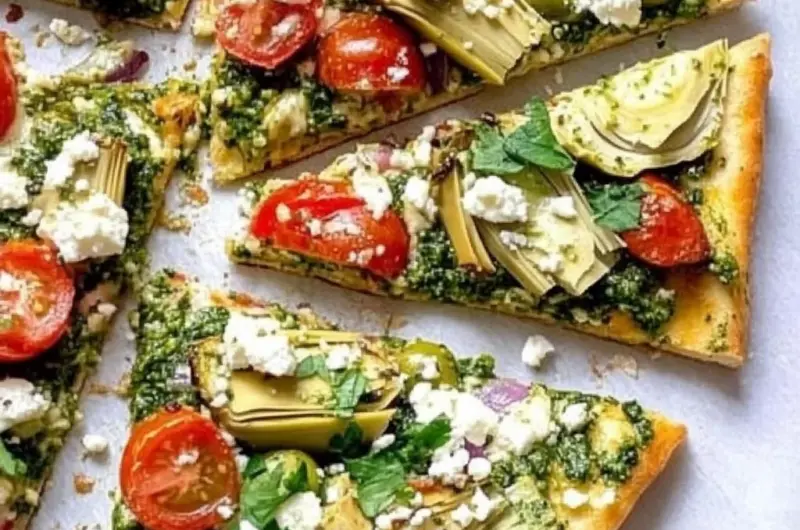 Greek Flatbread Pizza