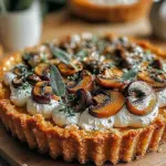 Harvest Delight: Pumpkin Sage & Mushroom Tart