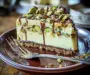 Heavenly Pistachio White Chocolate Cheesecake