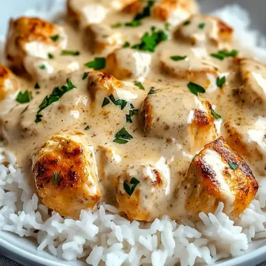 How to Make Creamy Smothered Chicken and Rice – Easy Dinner Idea
