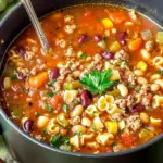Italian Pasta Fagioli Soup