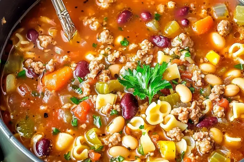 Italian Pasta Fagioli Soup