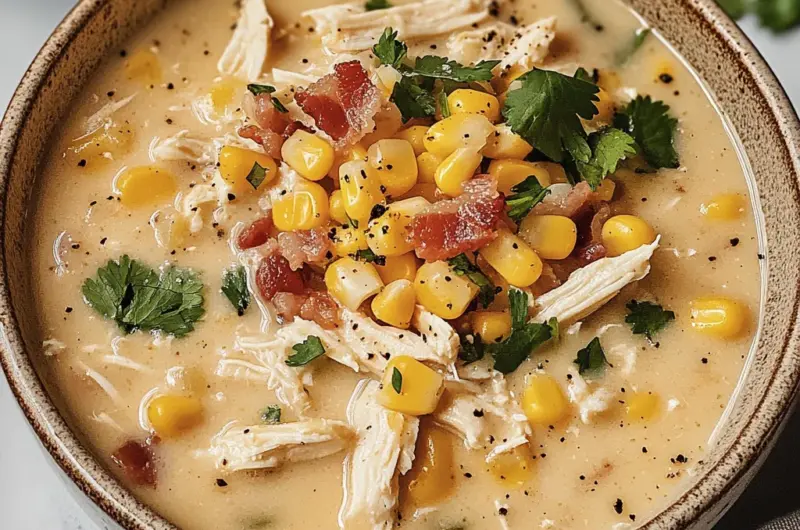 Mexican Street Corn White Chicken Chili Recipe