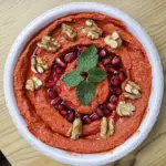 Muchicken hammara (Syrian Roasted Red Pepper Dip)