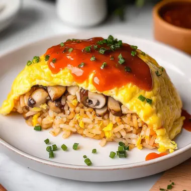 Omurice (Japanese Rice Omelet)
