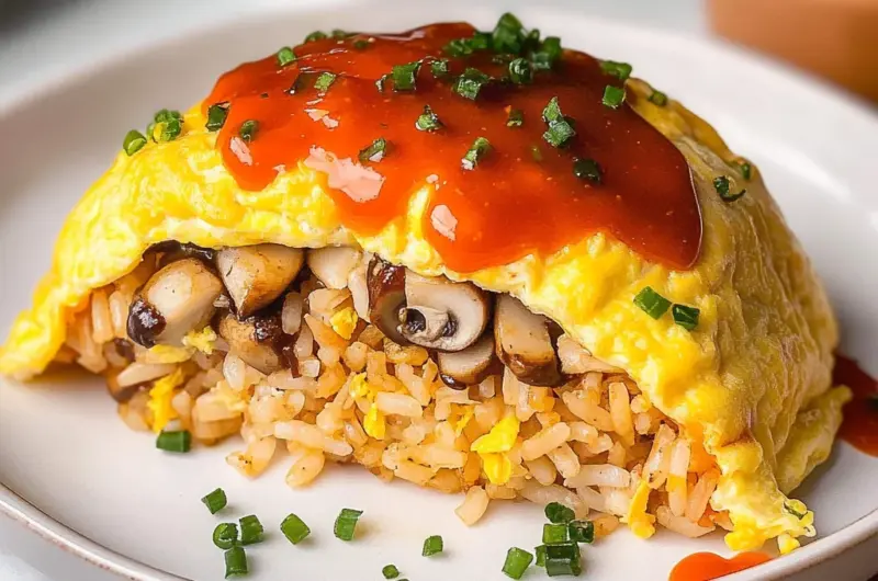 Omurice (Japanese Rice Omelet)