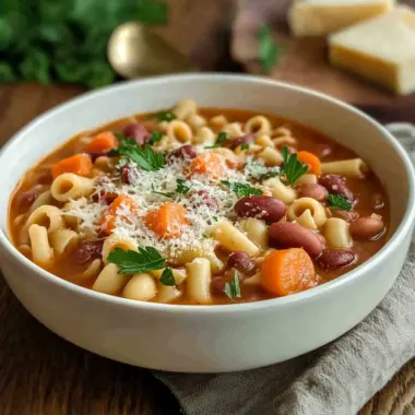 Pasta Fagioli Recipe: Hearty Italian Comfort