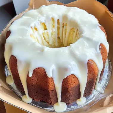 Pineapple Sour Cream Pound Cake