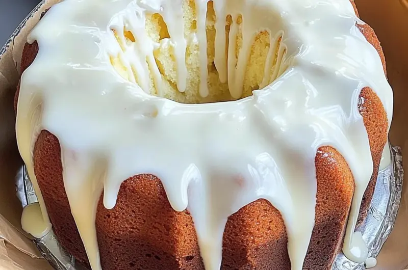 Pineapple Sour Cream Pound Cake