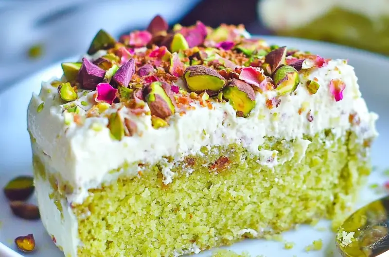 Pistachio Milk Cake