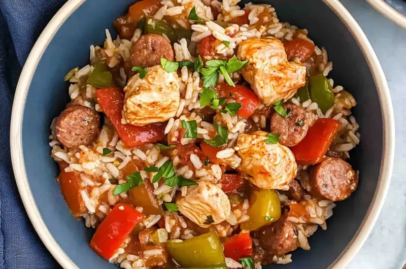 Slow Cooker Chicken Jambalaya