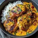 Spicy Cream Dream: Peri-Peri Chicken with Garlic Rice