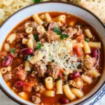 Spicy Italian Sausage Pasta e Fagioli