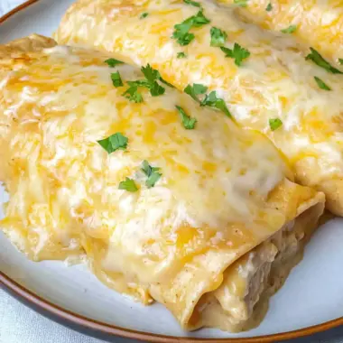 White Chicken Enchiladas