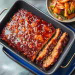 korean meatloaf with gochujang glaze