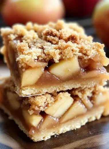 Apple Crisp Shortbread Bars: The Perfect Dessert for Any Season