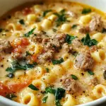 BEST Italian Sausage Ditalini Soup