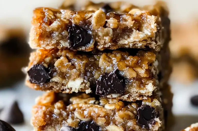 Banana Peanut Butter Oat Bars