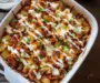 Buffalo Chicken Roasted Potato Bake
