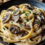 Caramelized Leek and Mushroom Gruyere Pasta