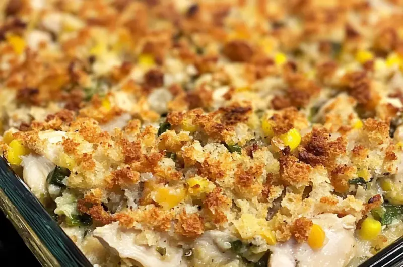 Chicken and Stuffing Casserole Recipe