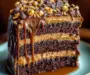 Chocolate Caramel Toffee Crunch Cake