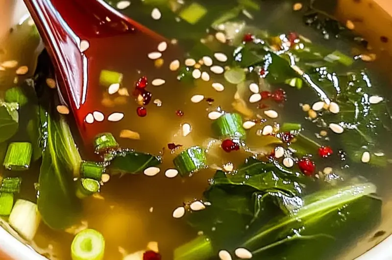 Clear Bok Choy Soup Recipe