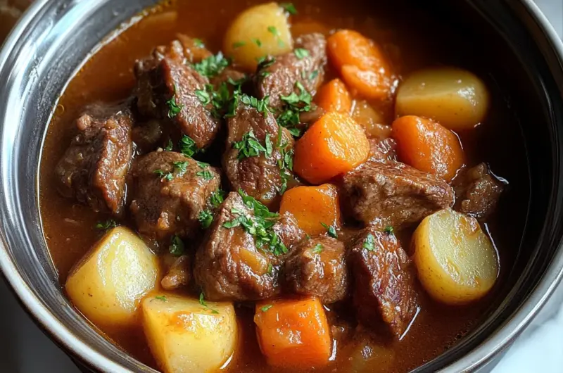 Comforting Crockpot Beef Stew