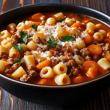 Copycat Olive Garden Pasta e Fagioli Recipe