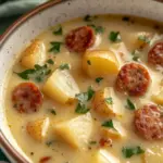 Cozy Crockpot Potato Soup with Sausage – Hearty and Delicious for Fall