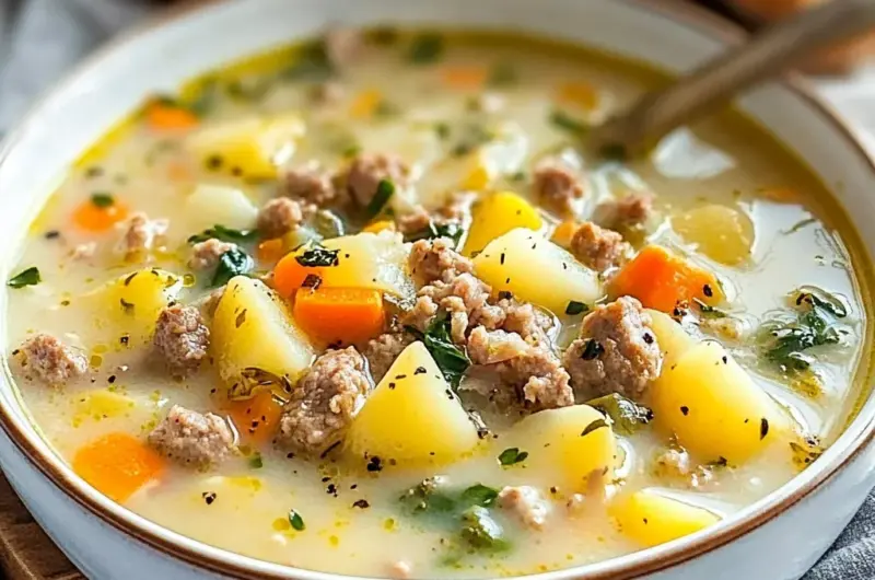 Cozy Italian Sausage and Potato Soup