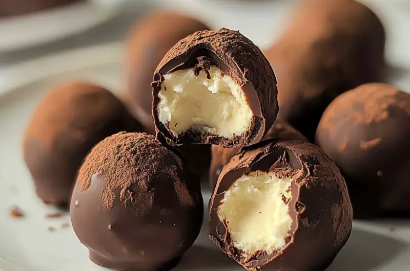 Cream Cheese Chocolate Truffles