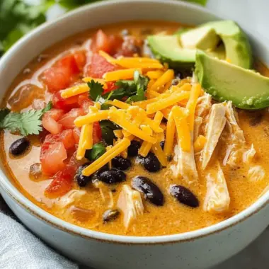 Creamy Chicken Tortilla Soup