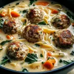 Creamy Italian Meatball Soup Recipe