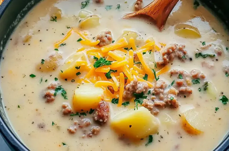 Creamy Sausage Potato Soup for Cozy Family Nights