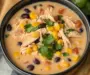 Crockpot Creamy Chicken Taco Soup Recipe