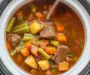 Crockpot Vegetable Beef Soup (full of flavor!)
