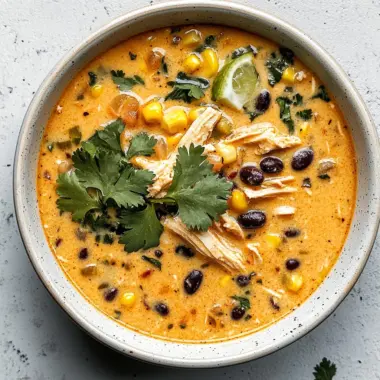 Easy Chicken, Poblano, and Black Bean Soup (Small Batch)