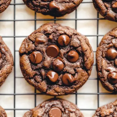 Easy Chocolate Chocolate Chip Cookies