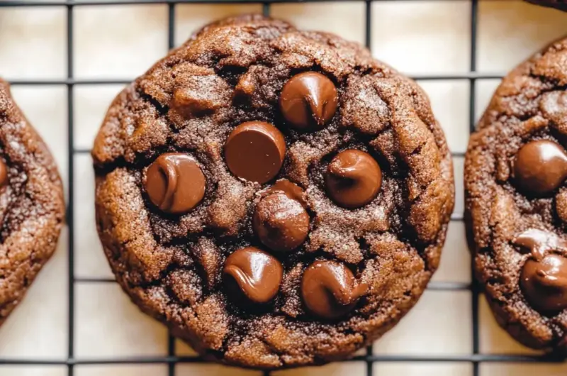 Easy Chocolate Chocolate Chip Cookies