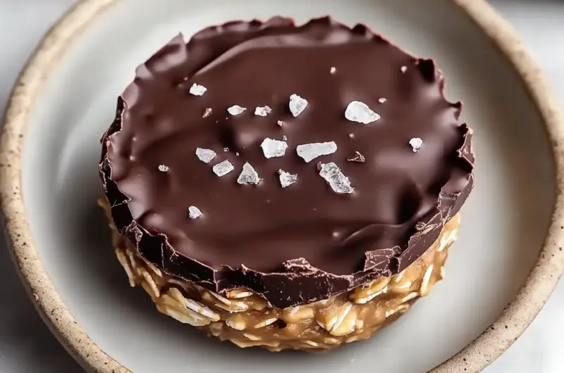 Easy No Bake Peanut Butter Oat Cups