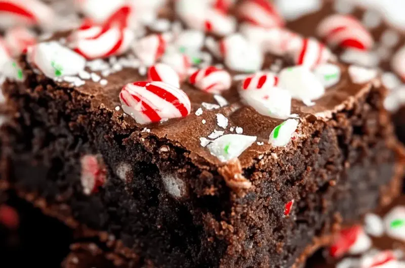 Fudgy Peppermint Brownies