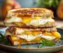 Honey Peach & White Cheddar Grilled Cheese